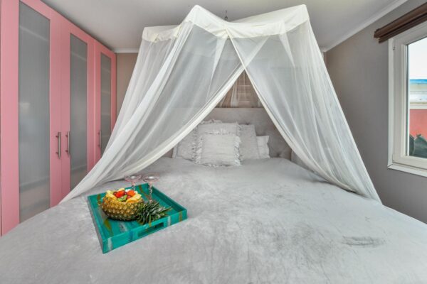 Beach woonhuis comfort op bed