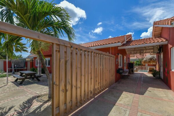 Beach woonhuis indeling tuin