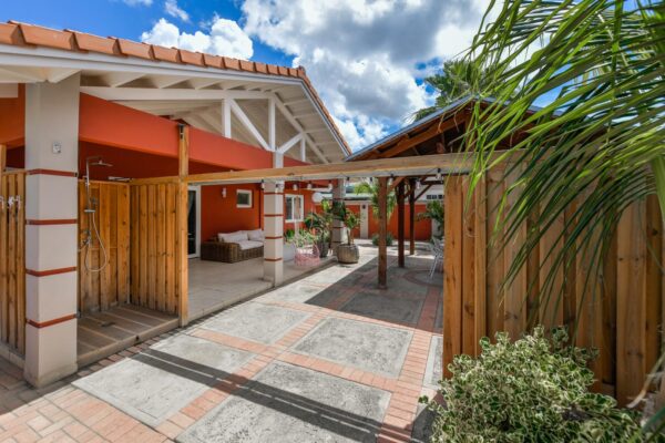 Beach woonhuis ingang